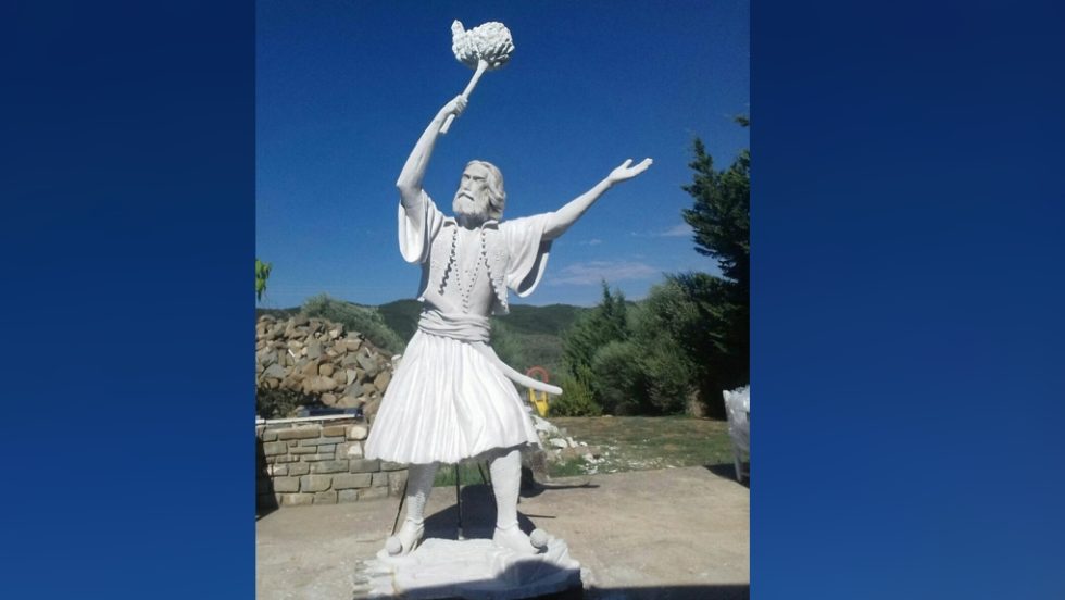 Χρήστος Καψάλης. Πρώτη δημοσίευση στον παγκόσμιο τύπο. Από το αρχείο της γράφουσας.